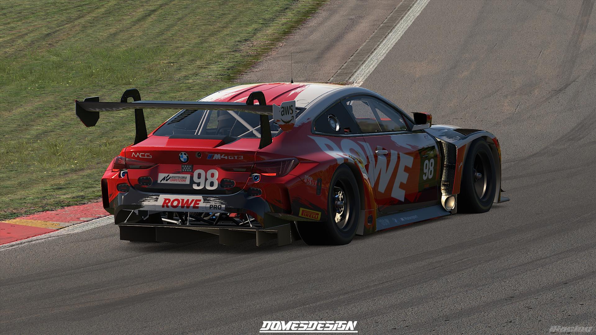 Preview of ROWE Racing BMW M4 GT3 EVO #98 GT World Challange 2026  by Dominic Strelow