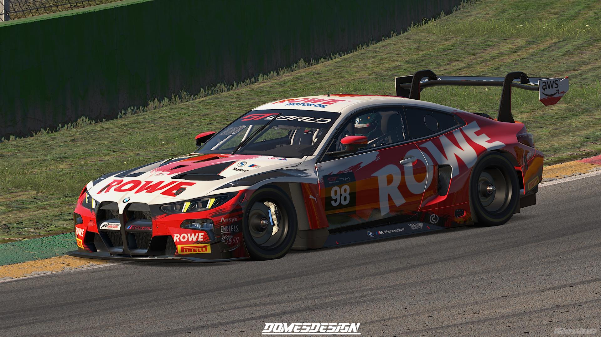 Preview of ROWE Racing BMW M4 GT3 EVO #98 GT World Challange 2026  by Dominic Strelow