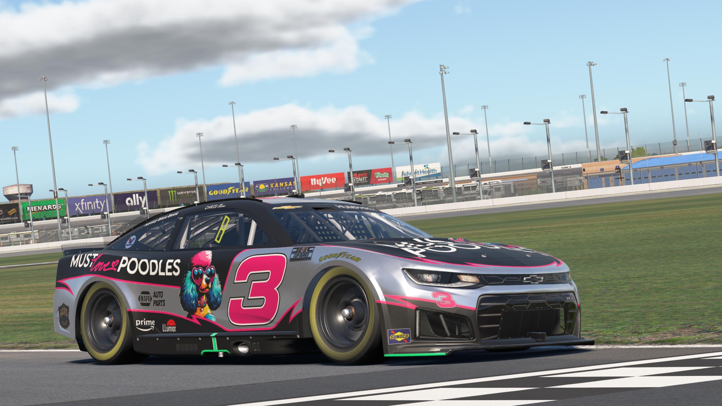 Preview of 2026 Christopher Muise #3 Must Love Poodles Chevrolet ZL1 by Tyler H.