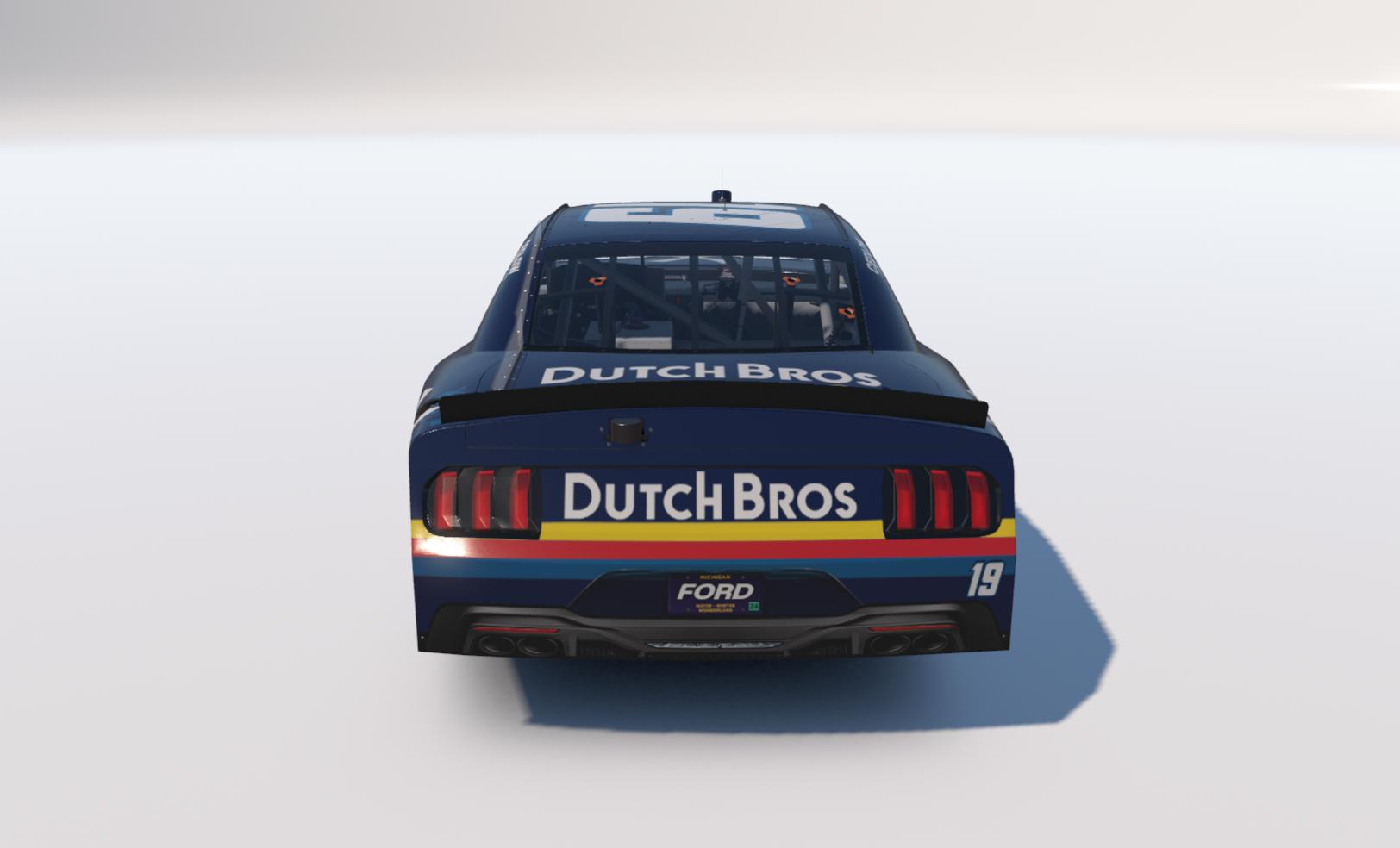 Preview of 2026 Dutch Bros Coffee NASCAR Xfinity Ford Mustang by Travis C.