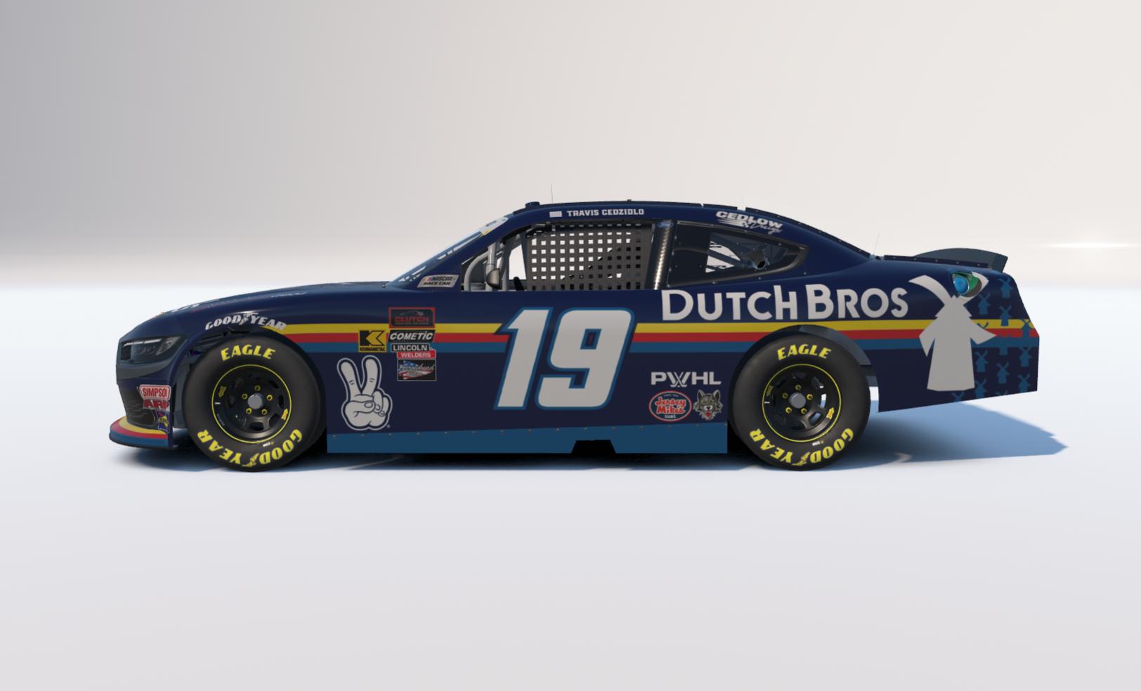 Preview of 2026 Dutch Bros Coffee NASCAR Xfinity Ford Mustang by Travis C.