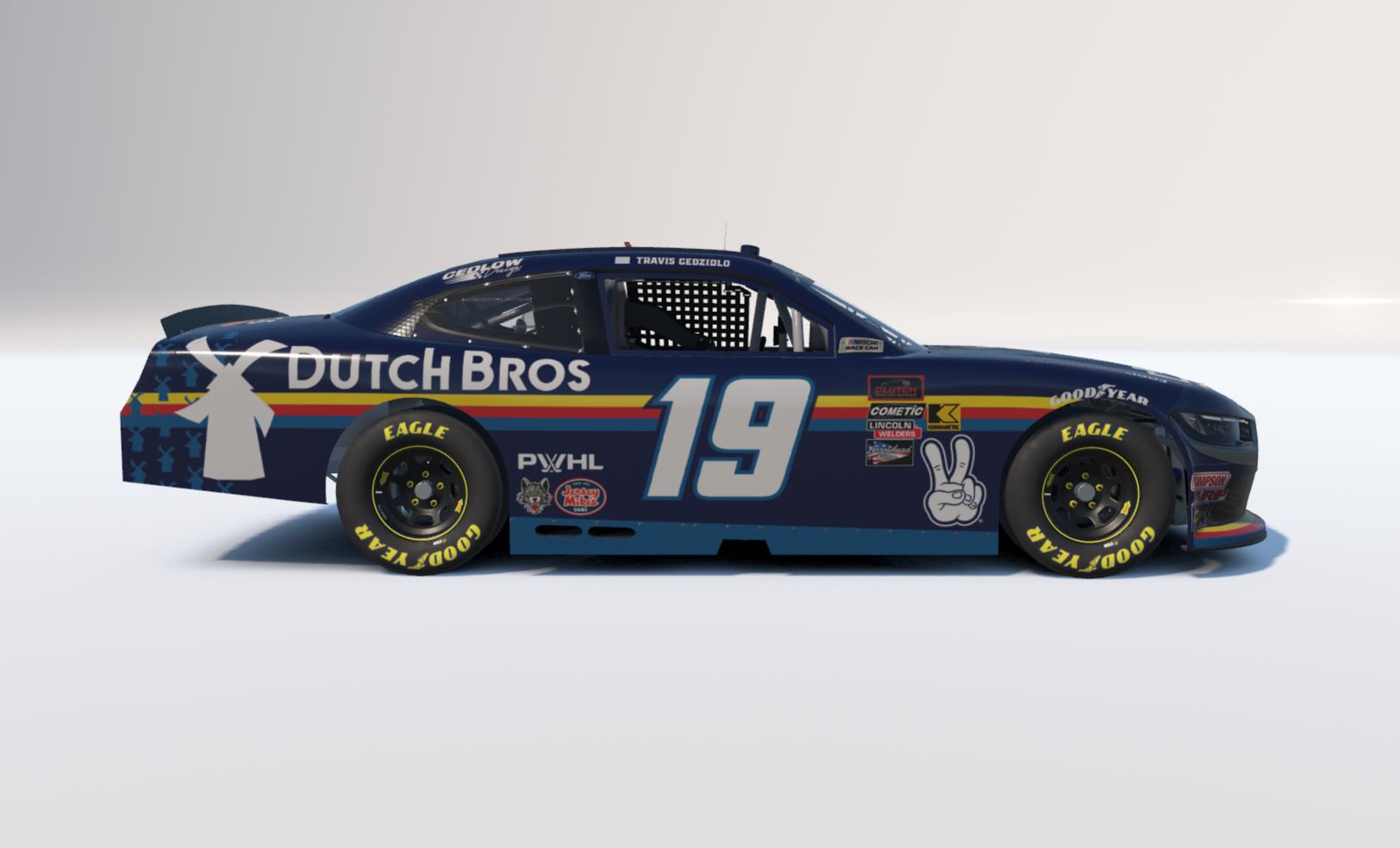 Preview of 2026 Dutch Bros Coffee NASCAR Xfinity Ford Mustang by Travis C.