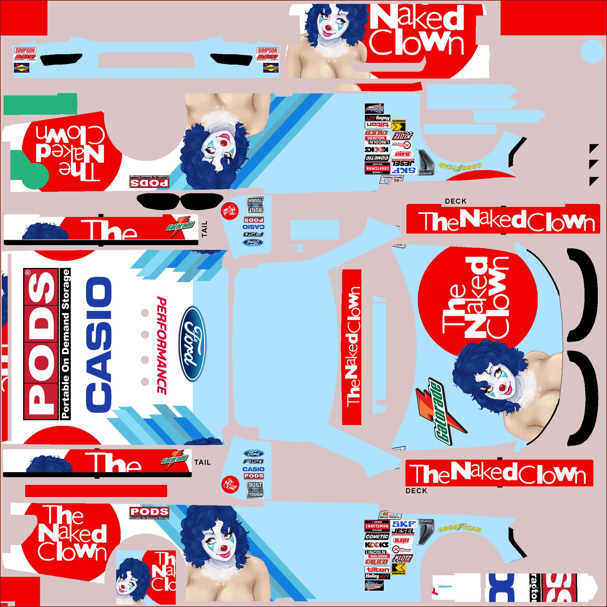 Preview of Ford F150 Naked Clown by Clyde Coman