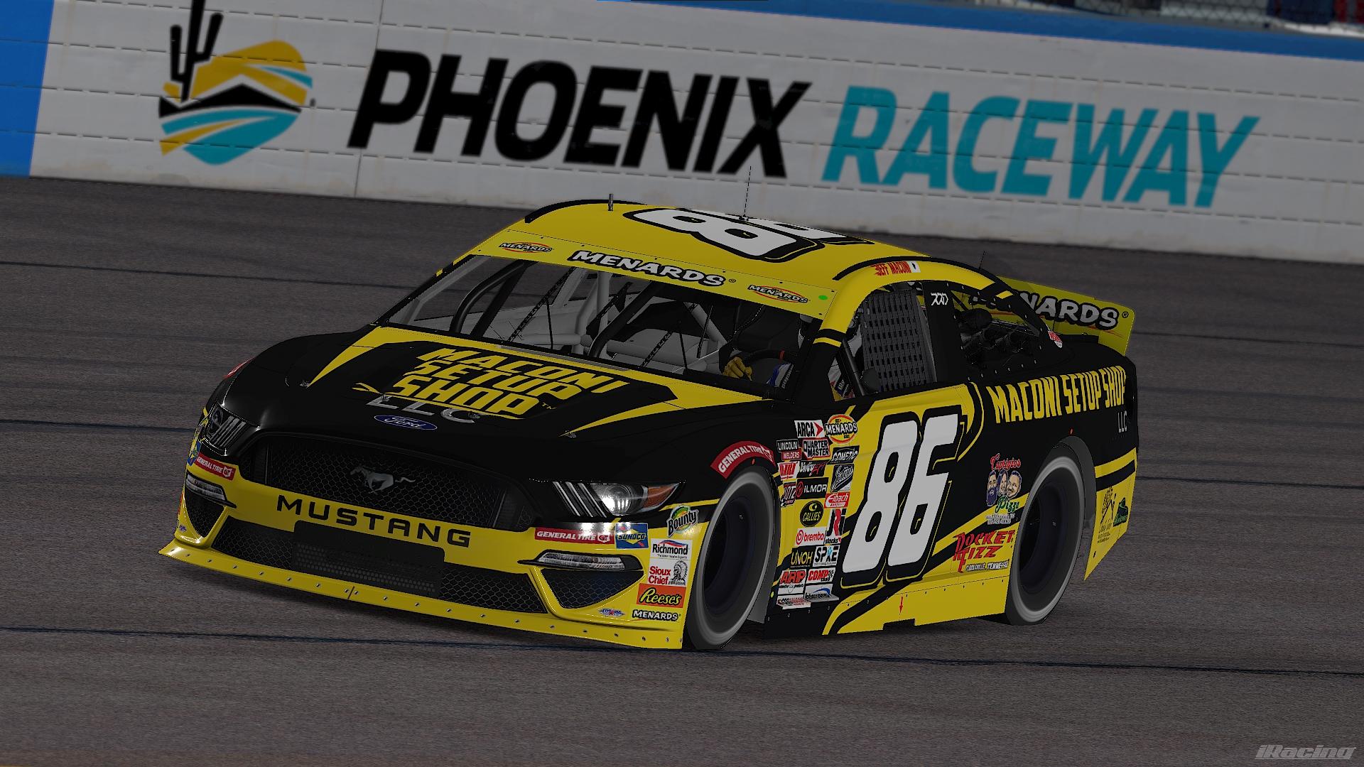 Preview of Jeff Maconi Phoenix 2026 - NO NUMBER - #86 ARCA Ford Fusion by Jeffrey Maconi