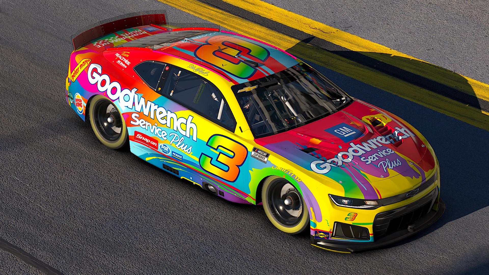 Preview of Dale Earnhardt GM Goodwrench "Peter Max" #3 Chevrolet by Skyler Fox4