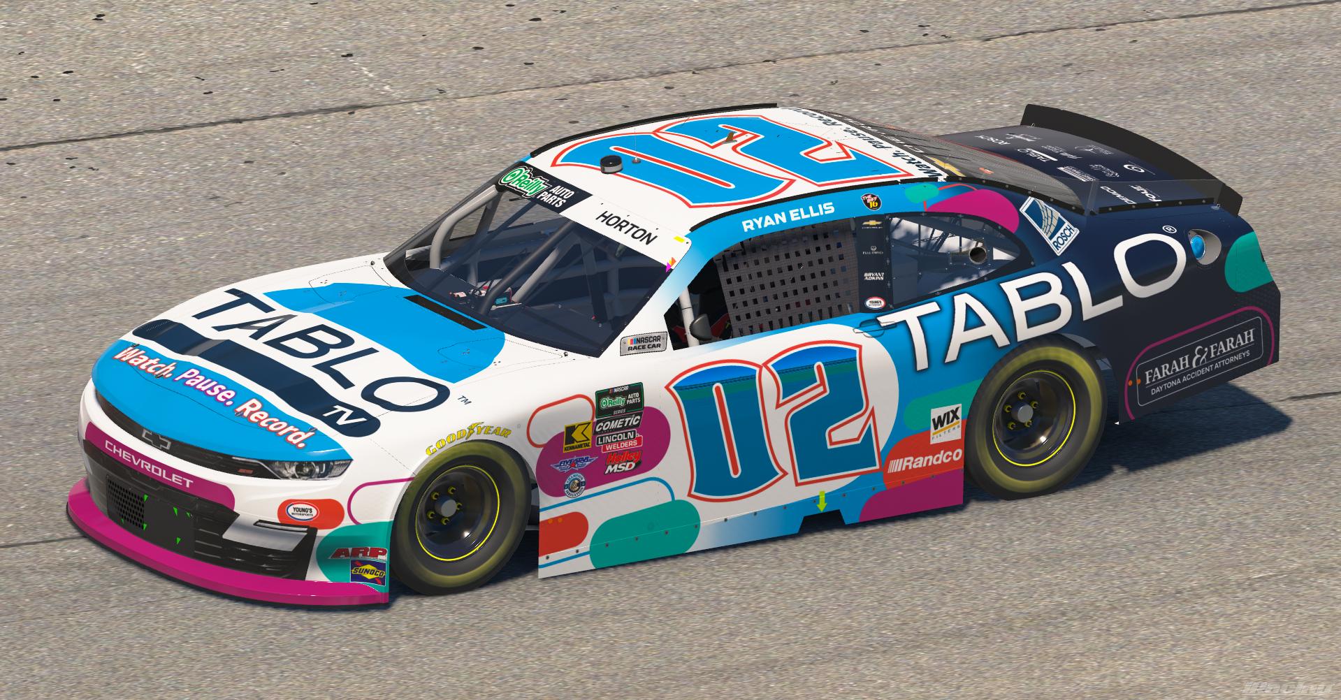 Preview of 2026 Ryan Ellis Tablo TV Daytona by Ben Horton