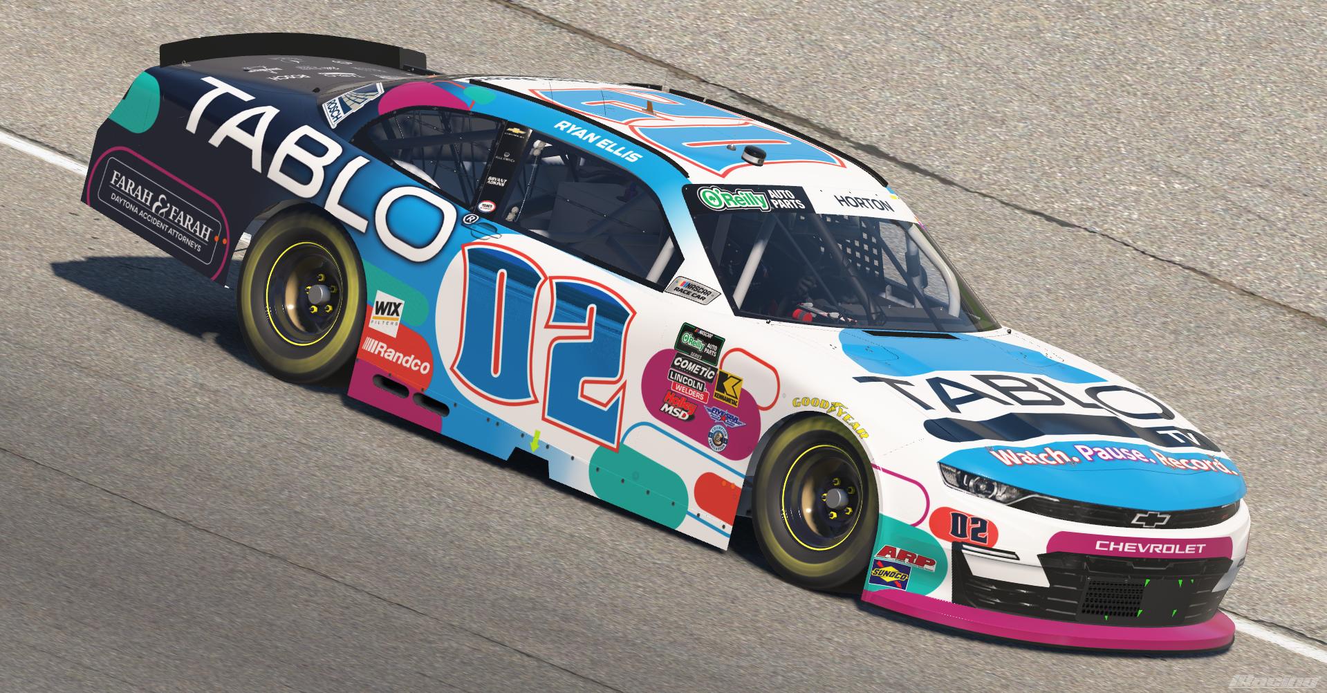 Preview of 2026 Ryan Ellis Tablo TV Daytona by Ben Horton