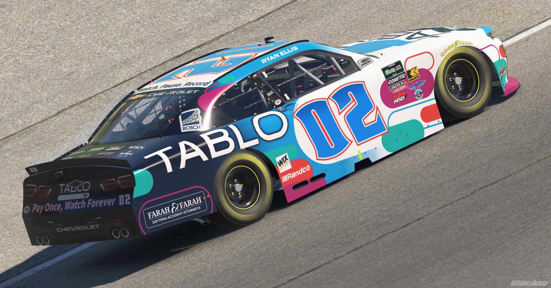 Preview of 2026 Ryan Ellis Tablo TV Daytona by Ben Horton