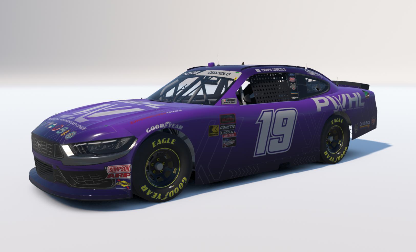 Preview of Professional Womens Hockey League PWHL NASCAR Xfinity Ford Mustang by Travis C.