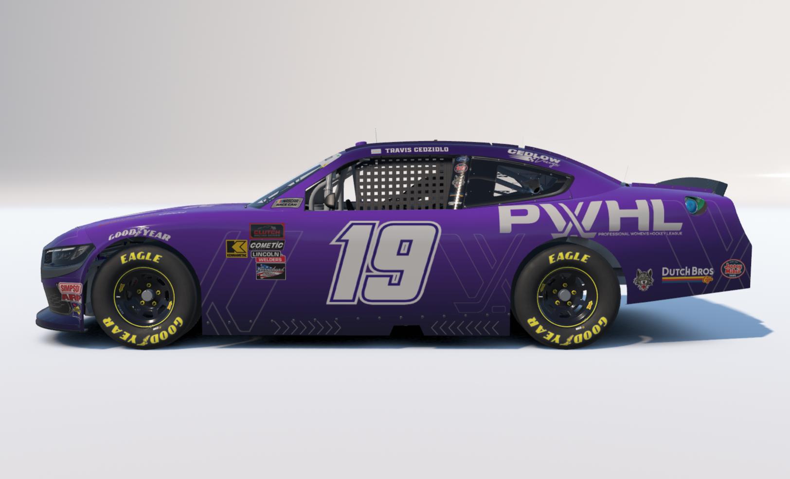 Preview of Professional Womens Hockey League PWHL NASCAR Xfinity Ford Mustang by Travis C.