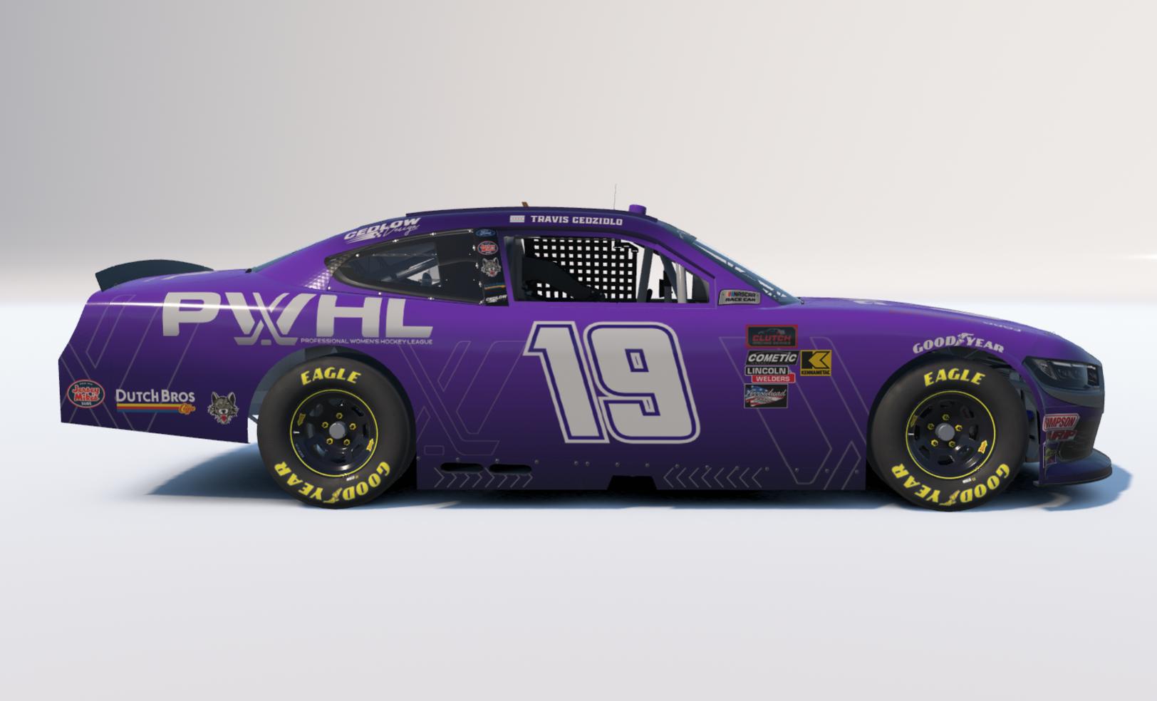 Preview of Professional Womens Hockey League PWHL NASCAR Xfinity Ford Mustang by Travis C.