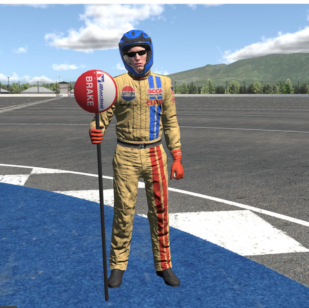 Preview of BRE Datsun suit by Bruce Funderburg