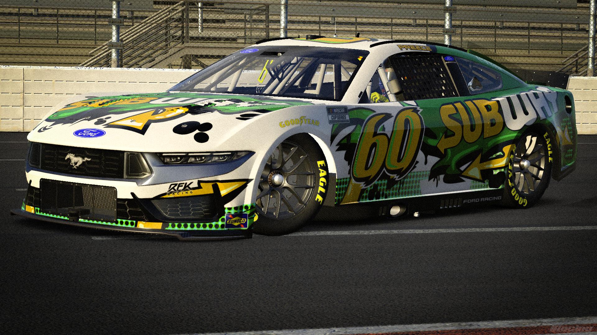 Preview of (2026) #60 Ryan Preece Subway Ford Mustang Concept (Sim-Stamped) by Luke G.
