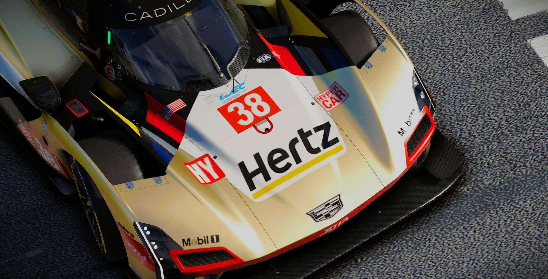 Preview of Hertz Team JOTA #38 Cadillac V-Series.R 2026 WEC Livery by Samuel J Ball