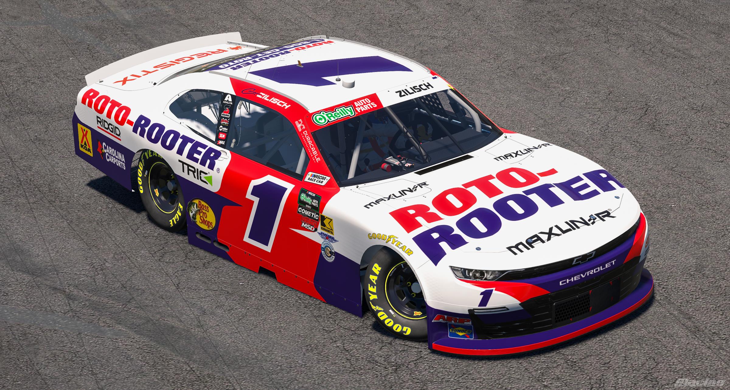 Preview of 2026 Connor Zilisch Roto-Rooter Chevrolet by Ryan A Williams