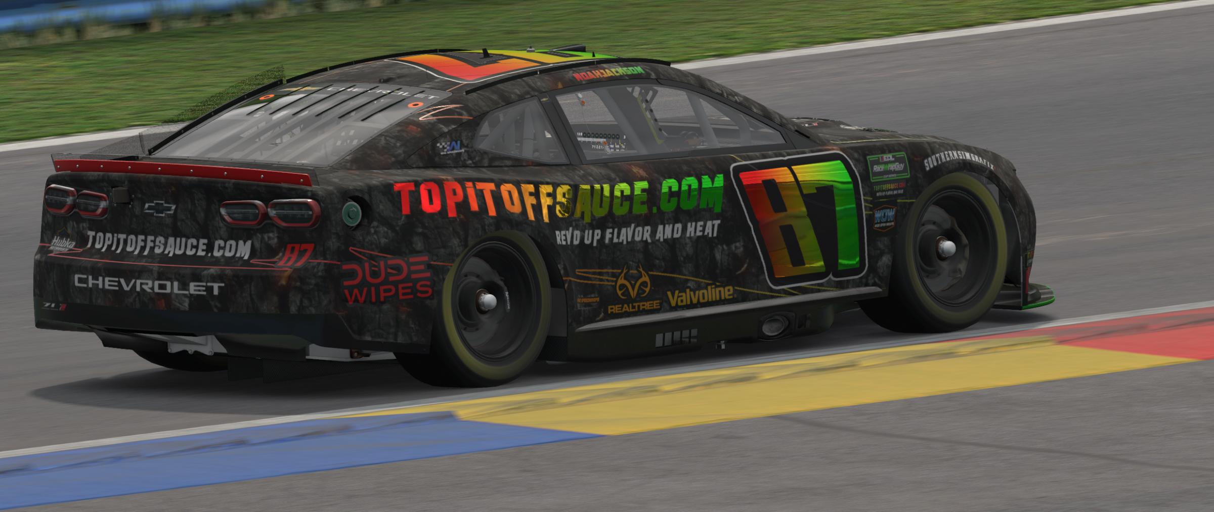 Preview of Noah Jackson #87- Top It Off Hot Sauce (Embers) by Trey W.