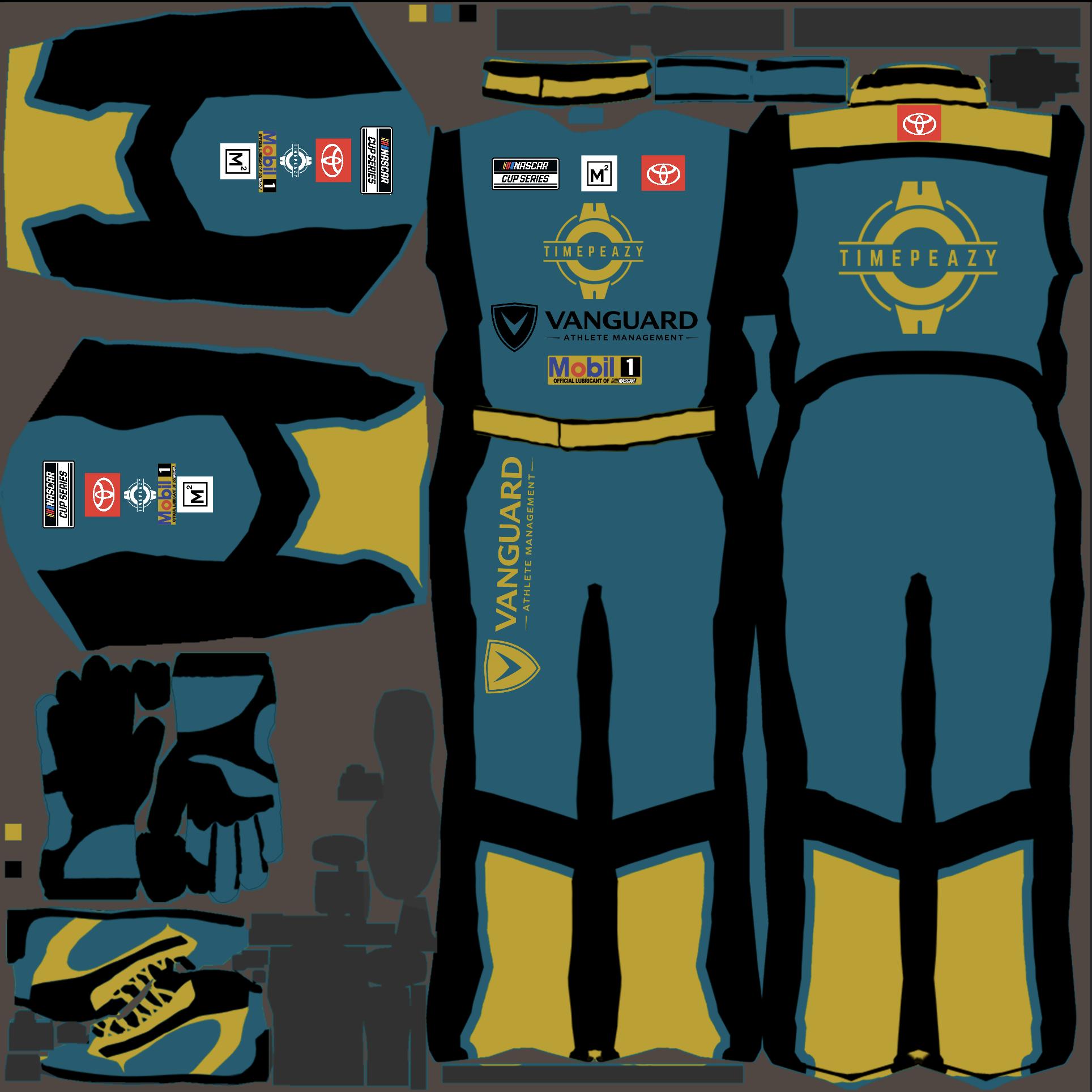 Preview of Square Timepeazy NASCAR Toyota suit by Caolan D.