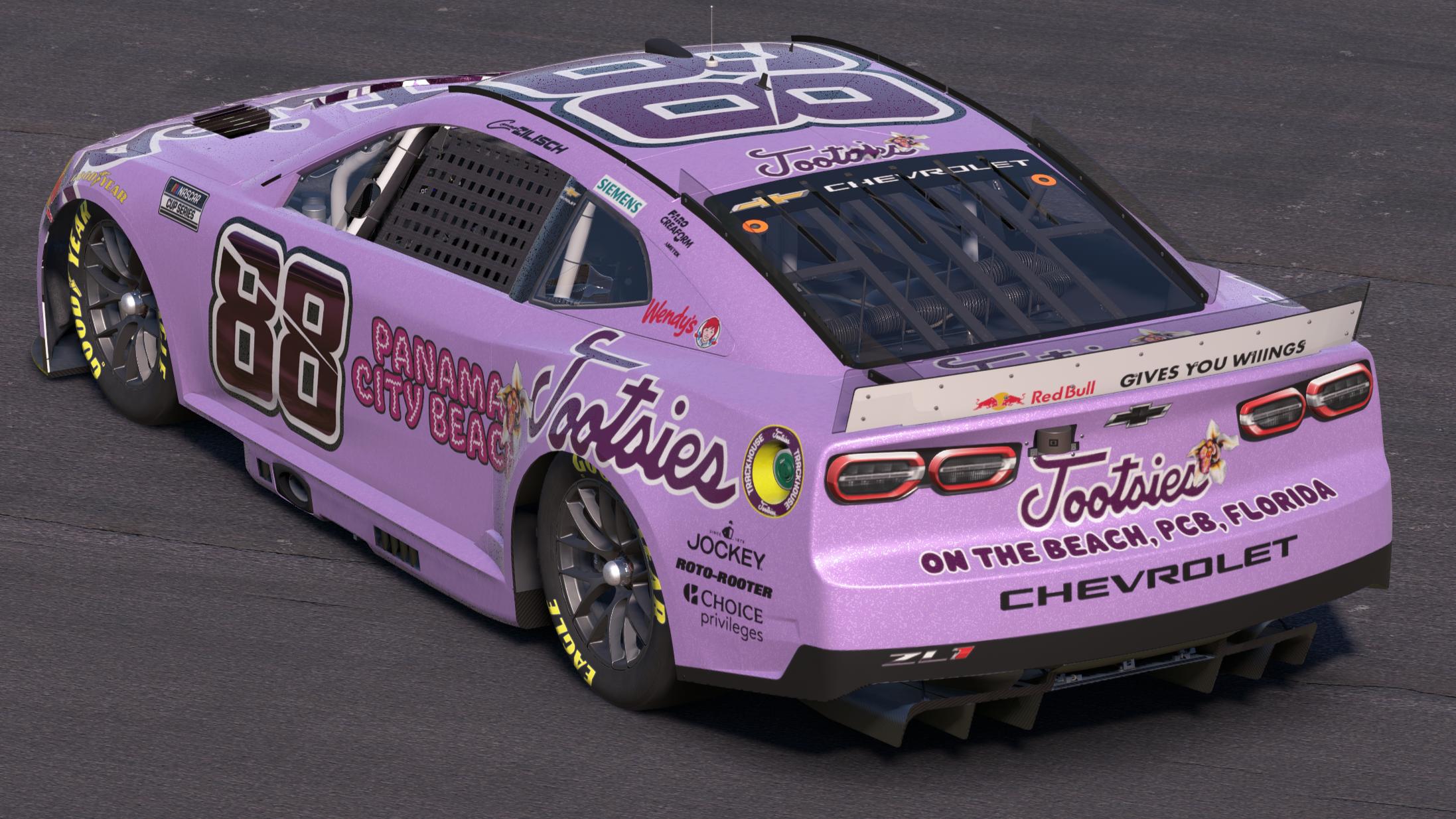 Preview of Connor Zilisch Trackhouse Racing Tootsies Orchid Lounge Panama City by Mick J.