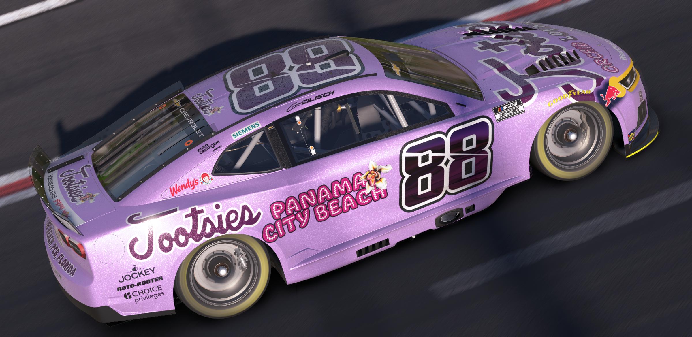 Preview of Connor Zilisch Trackhouse Racing Tootsies Orchid Lounge Panama City by Mick J.