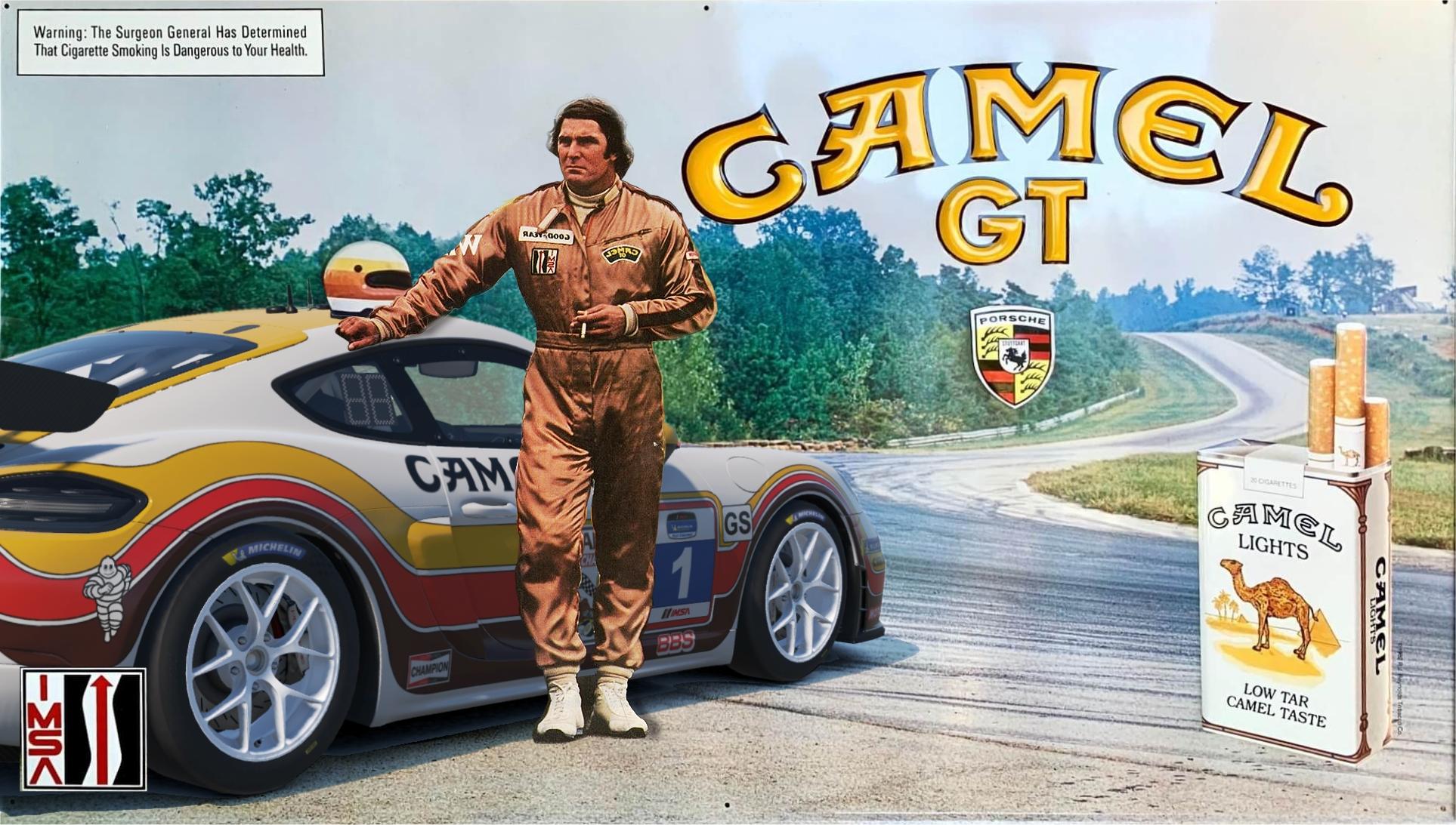 Preview of Porsche 718 GT4 Camel GT by Don Craig