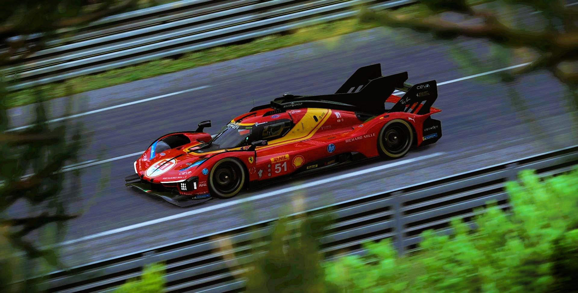 Preview of Ferrari AF-Corse #51 499P 2026 WEC Livery by Samuel J Ball
