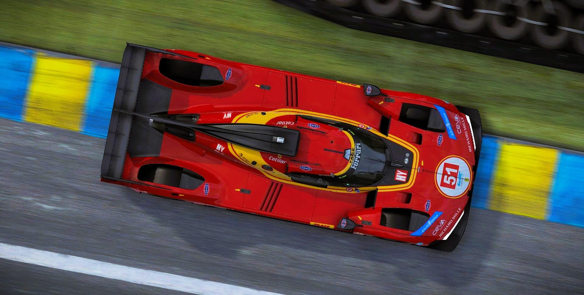 Preview of Ferrari AF-Corse #51 499P 2026 WEC Livery by Samuel J Ball