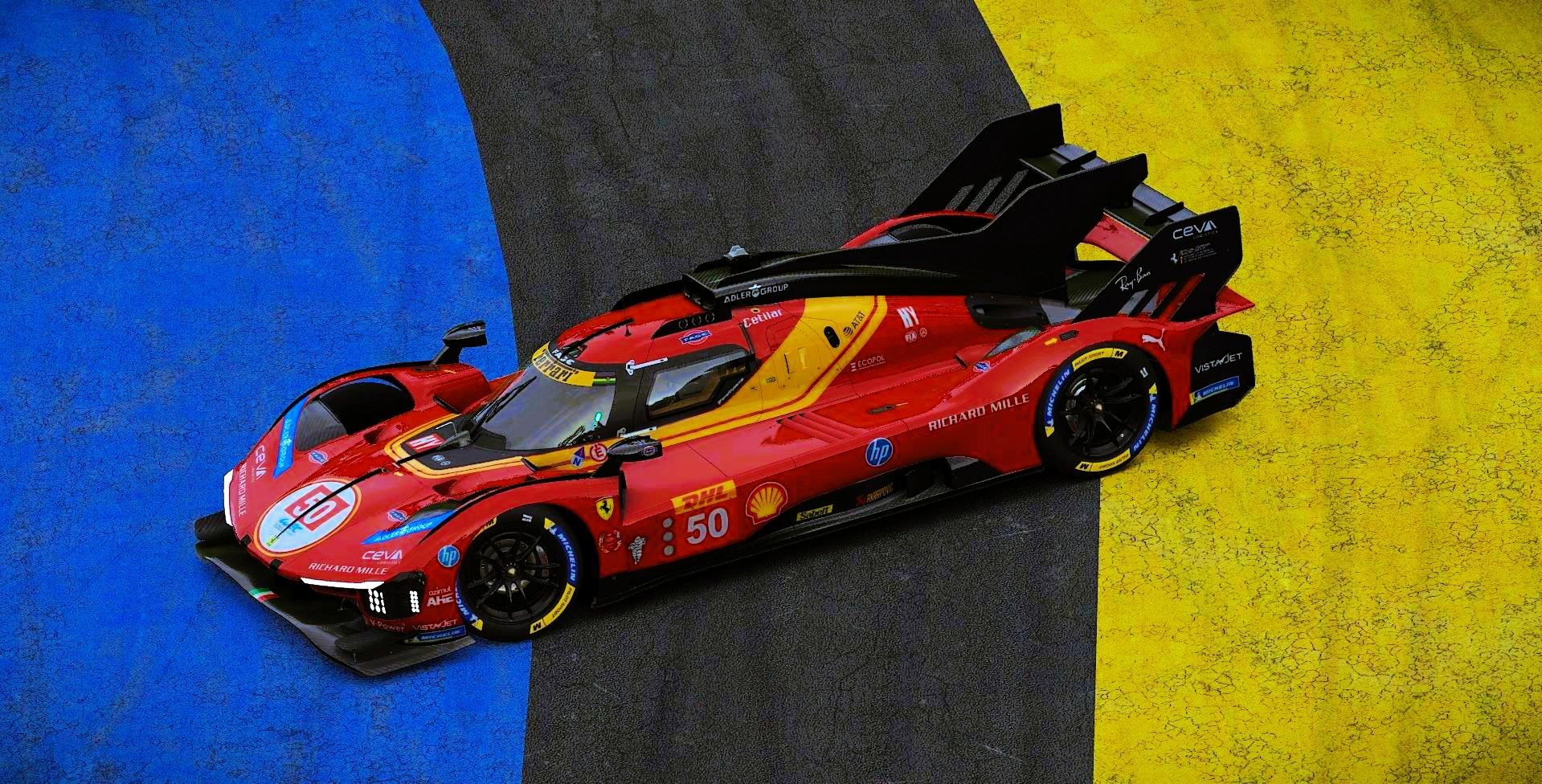 Preview of Ferrari AF-Corse #50 499P 2026 WEC Livery by Samuel J Ball