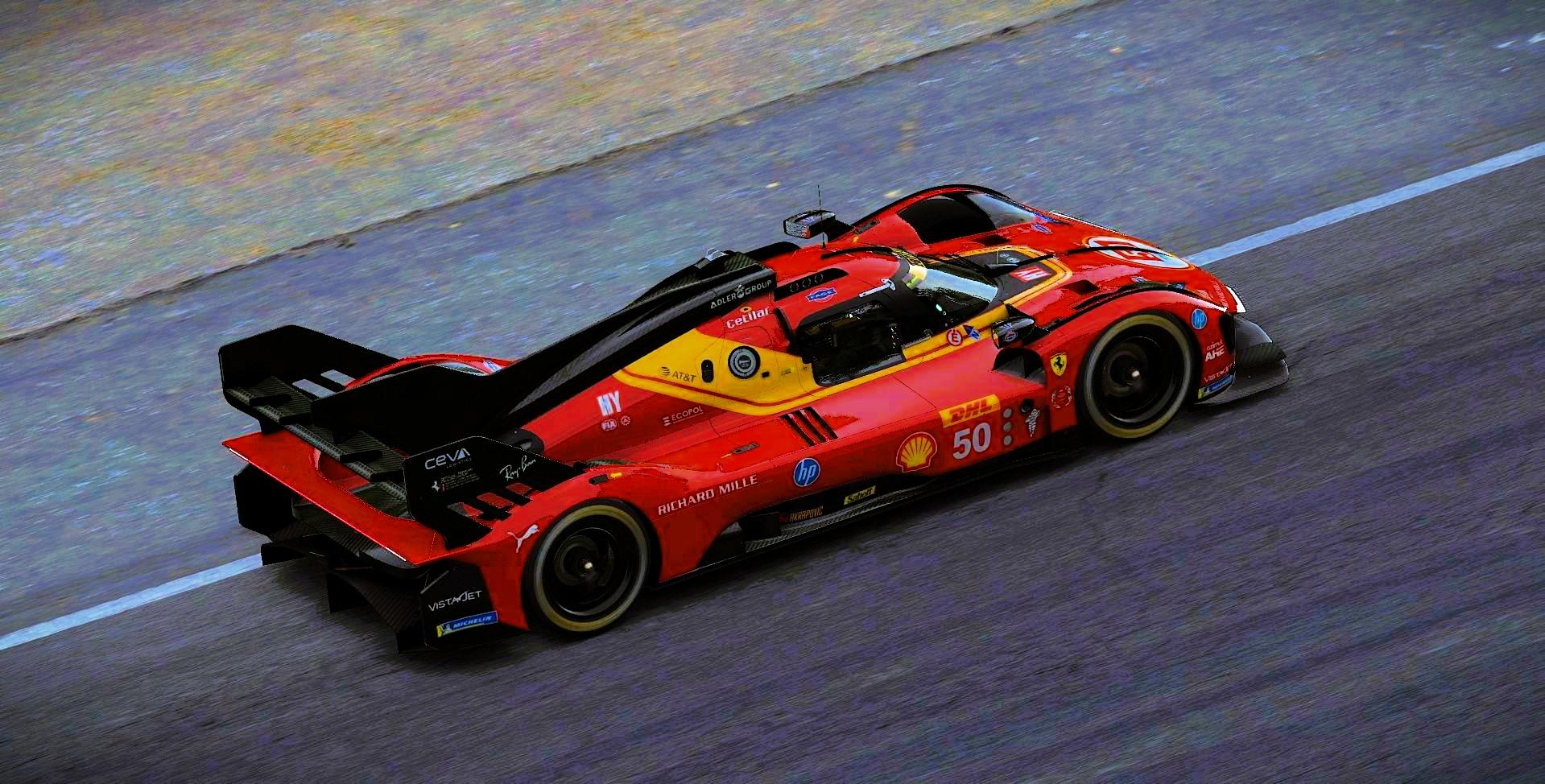 Preview of Ferrari AF-Corse #50 499P 2026 WEC Livery by Samuel J Ball