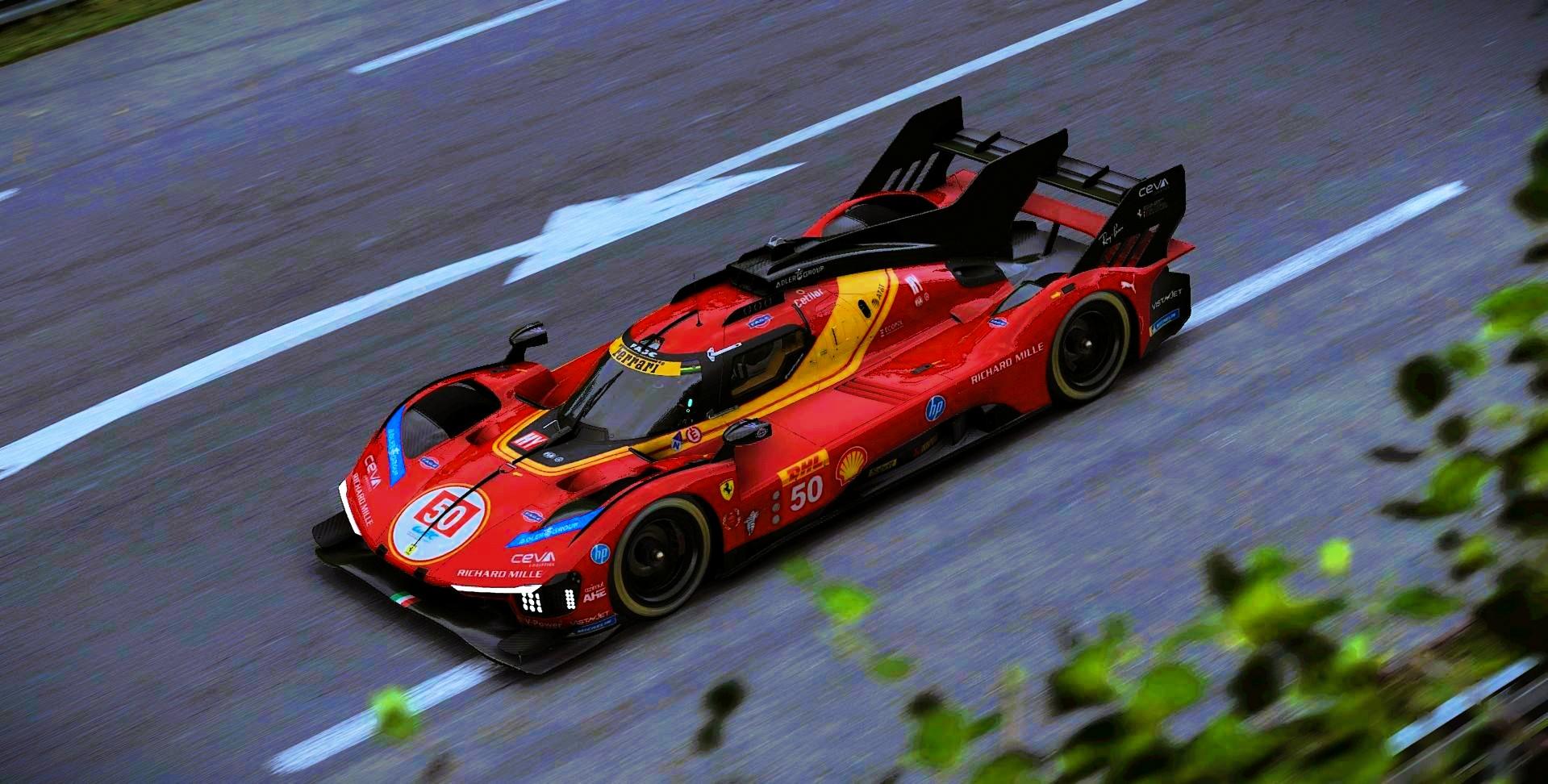Preview of Ferrari AF-Corse #50 499P 2026 WEC Livery by Samuel J Ball