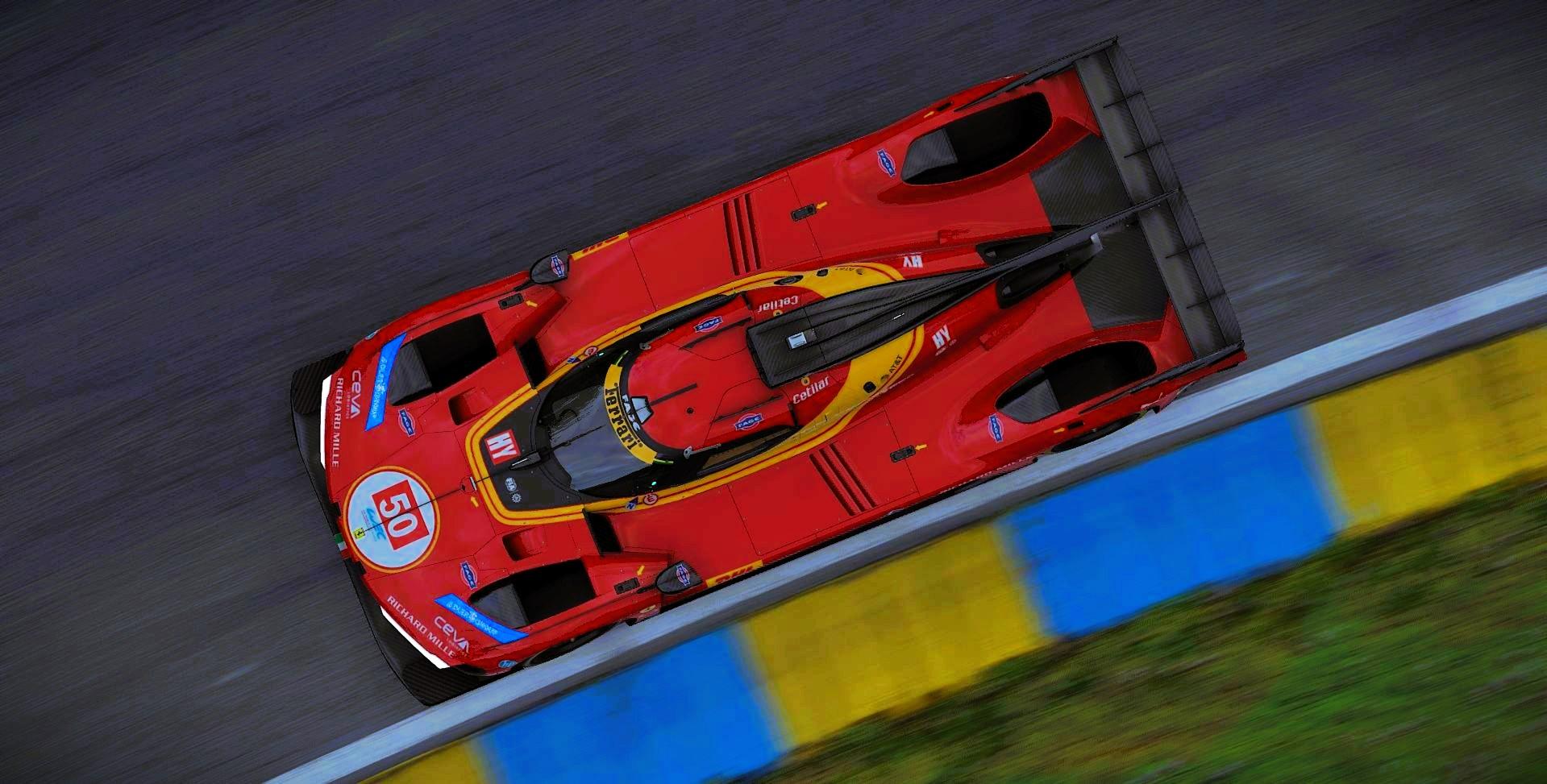 Preview of Ferrari AF-Corse #50 499P 2026 WEC Livery by Samuel J Ball