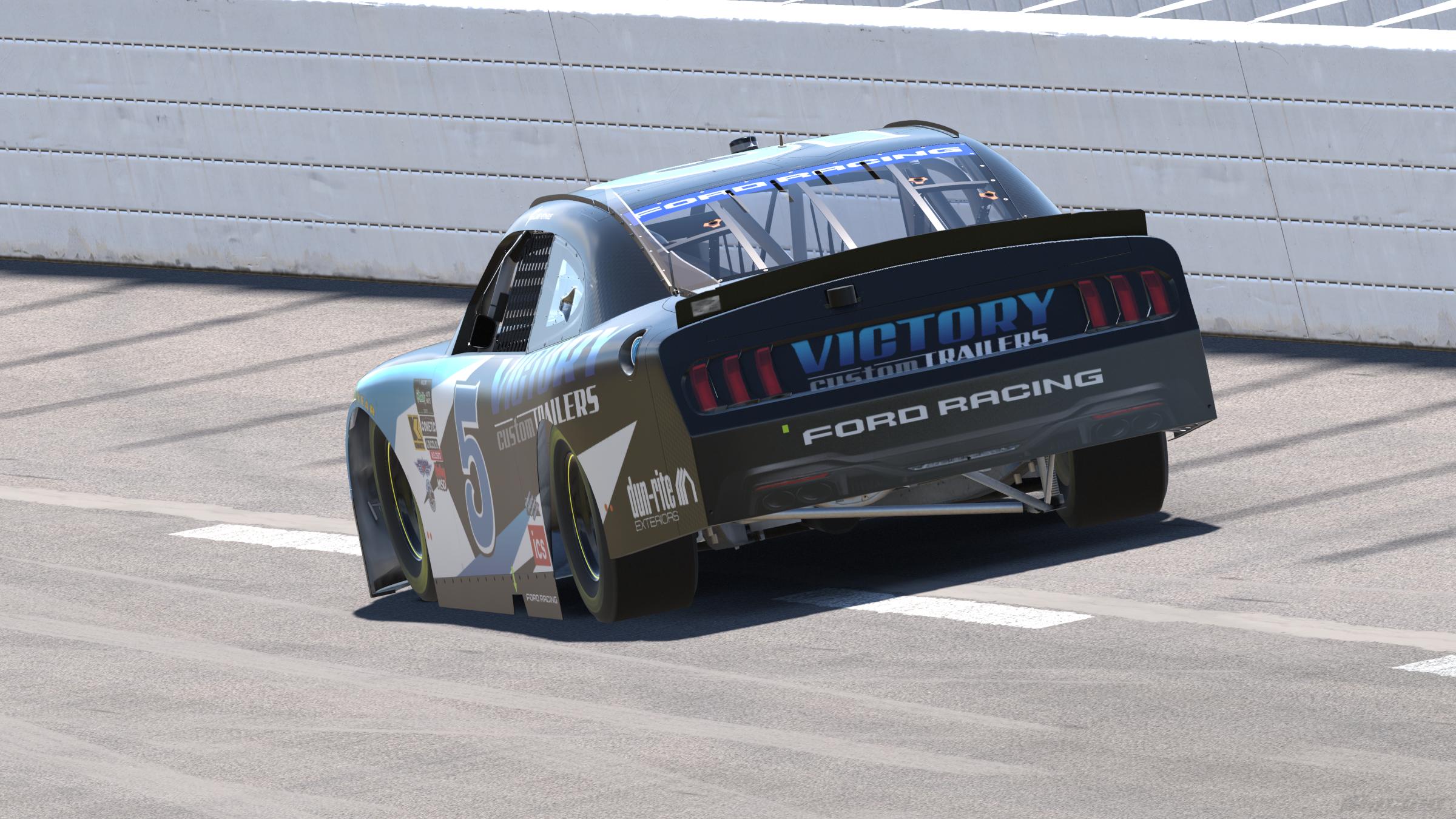 Preview of Luke Fenhaus #5 Victory Custom Trailers Hettinger Mustang - Custom Number by Landon Rock