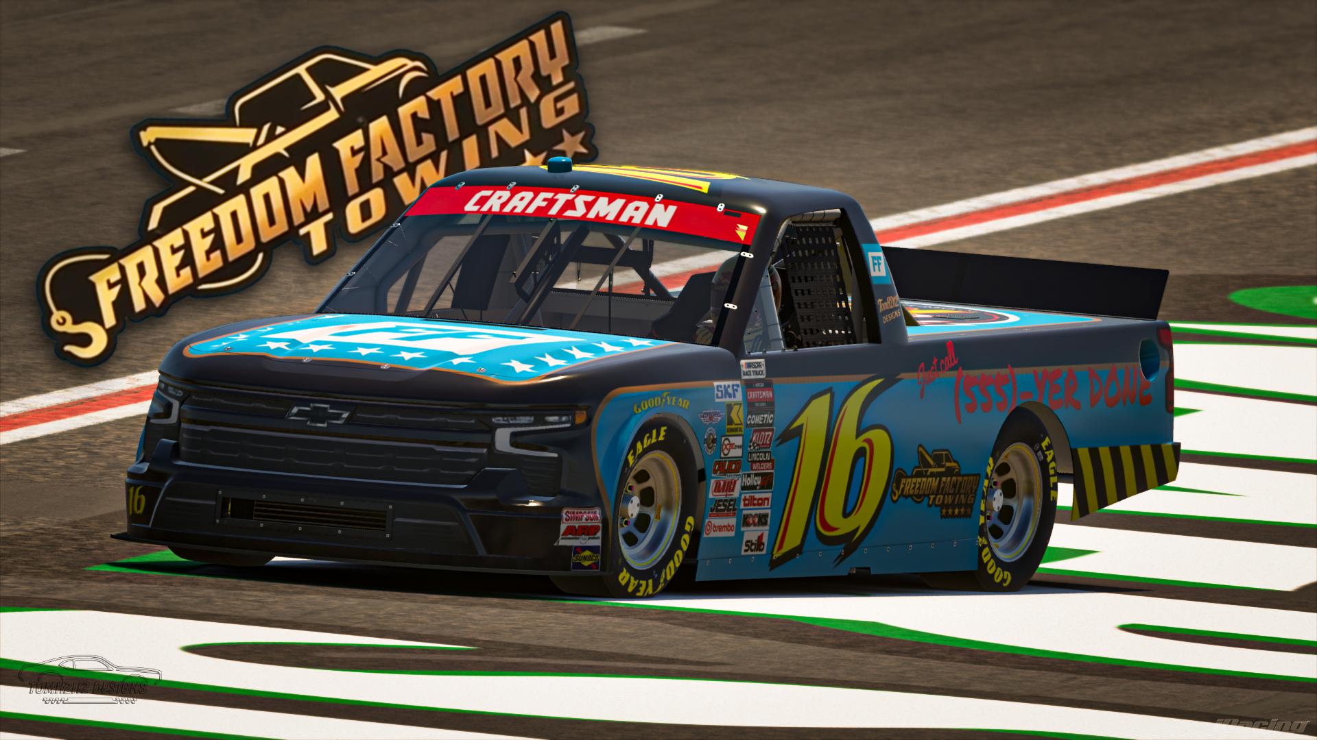 Preview of Cleetus McFarland Freedom Factory Towing Chevy Silverado SIM STAMPED by Tom H.