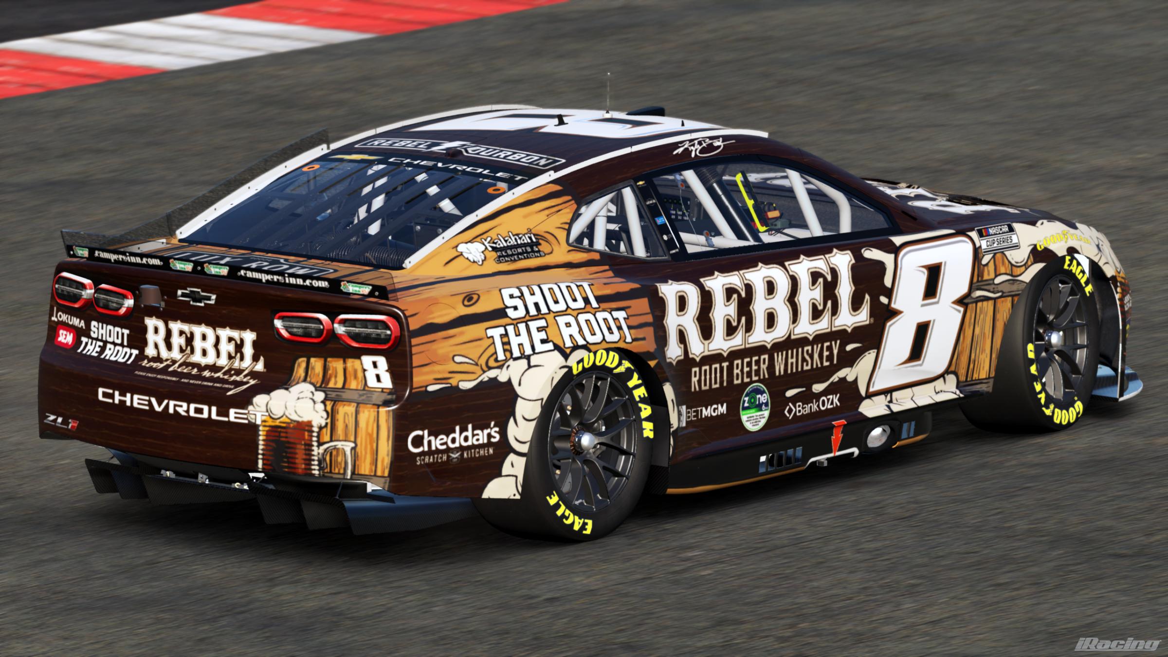 Preview of Kyle Busch 2026 Rebel Root Beer Whiskey (Custom #) by Gary P.