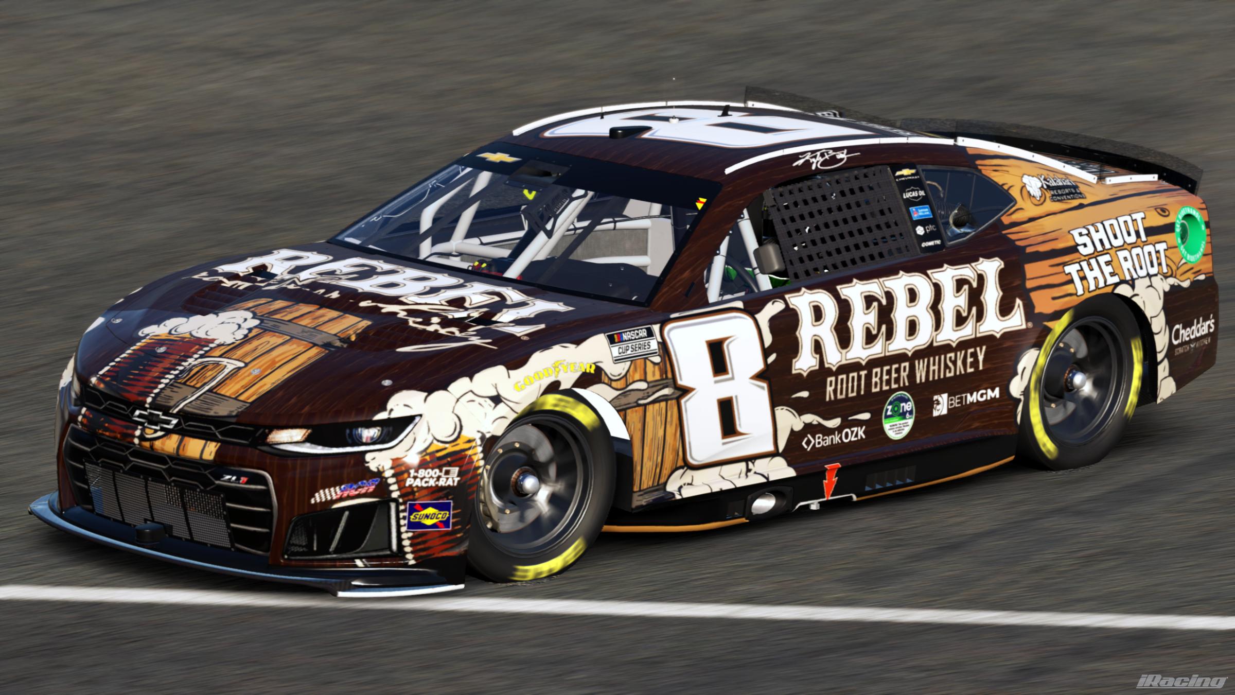 Preview of Kyle Busch 2026 Rebel Root Beer Whiskey (Custom #) by Gary P.