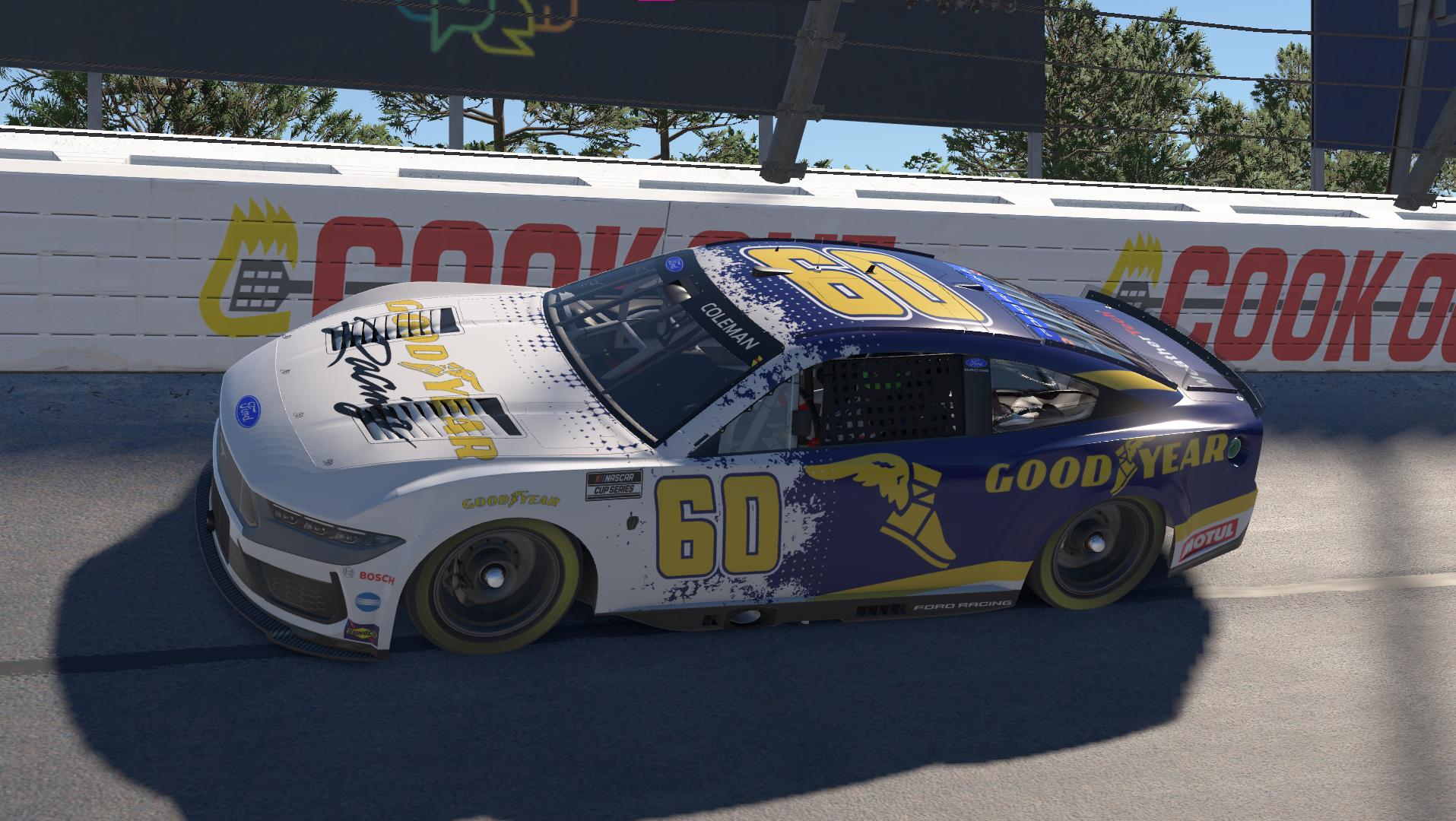 Preview of Goodyear Racing White and Blue Concept by Aiden Coleman