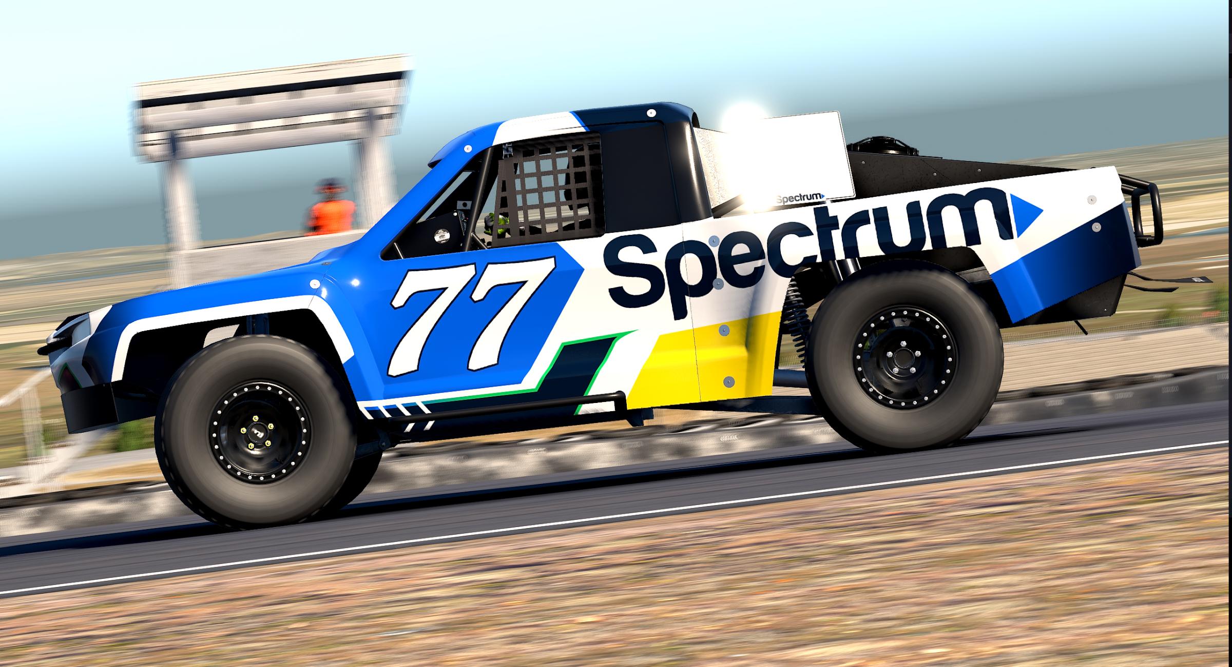 Preview of Carson Hocevar #77 Spectrum Pro 2 Lite (Sim Stamp #) by JD Laird