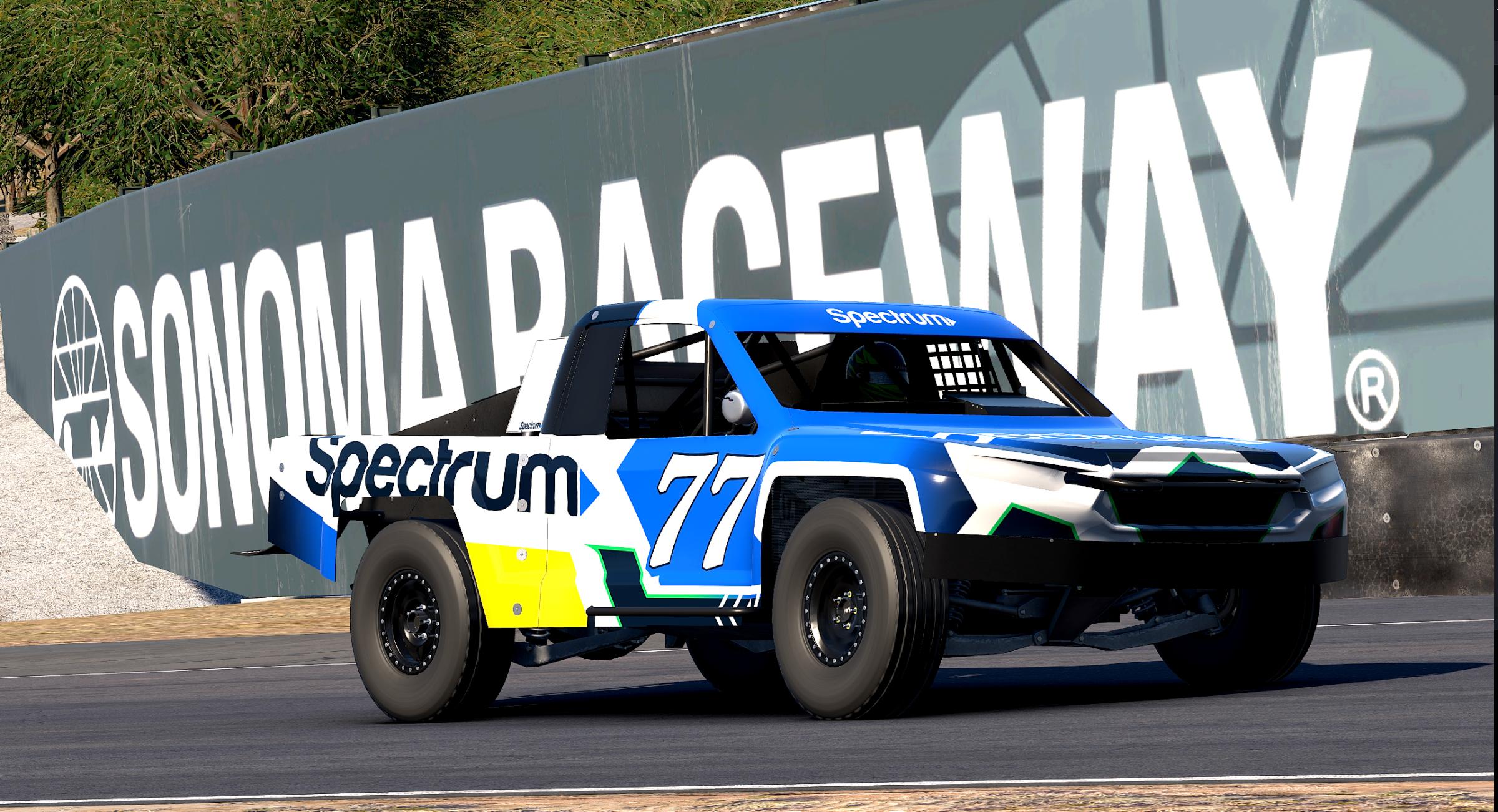 Preview of Carson Hocevar #77 Spectrum Pro 2 Lite (Sim Stamp #) by JD Laird