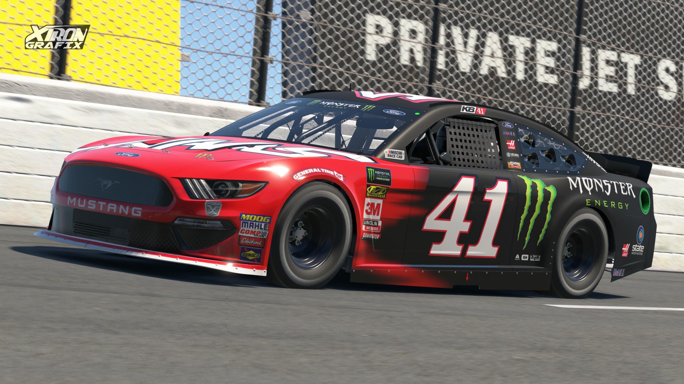 Preview of Kurt Busch 2018 Haas Automation / Monster Energy Ford by Noah W Larson