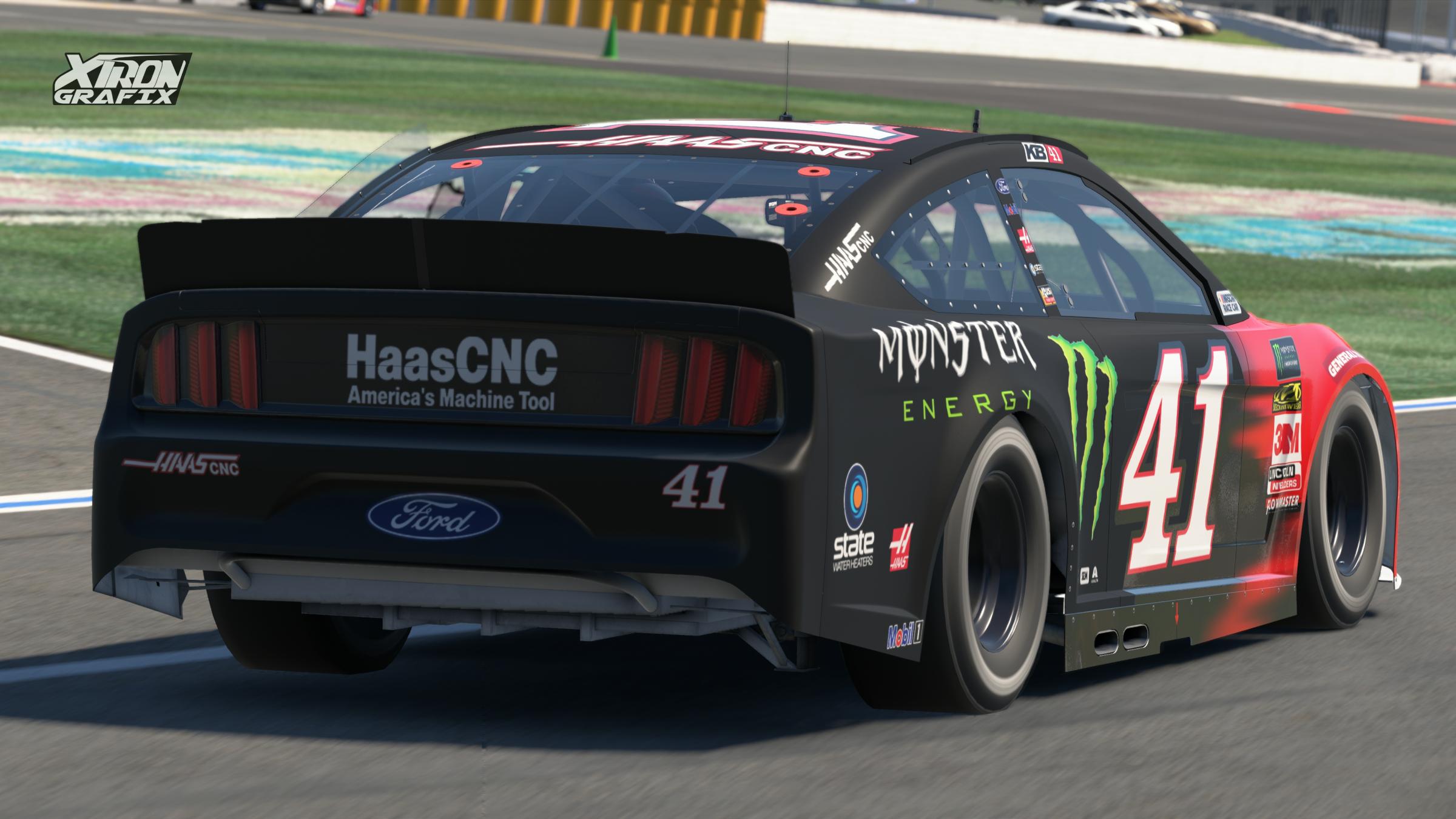 Preview of Kurt Busch 2018 Haas Automation / Monster Energy Ford by Noah W Larson