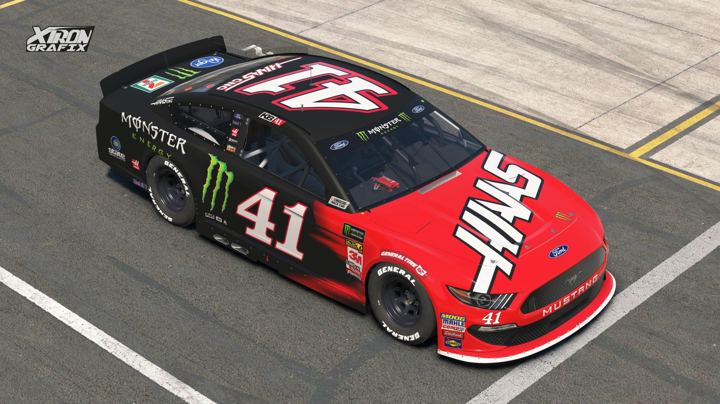 Preview of Kurt Busch 2018 Haas Automation / Monster Energy Ford by Noah W Larson