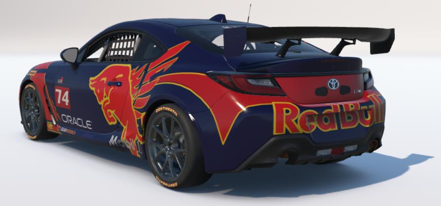 Preview of Red Bull Themed ToyotaGR86 by Kevin King Jr