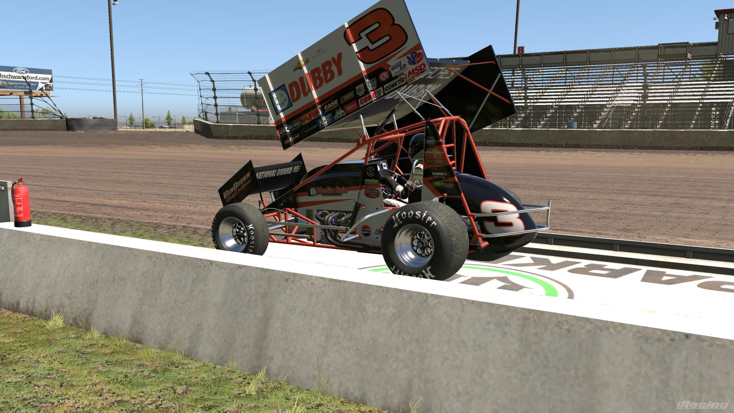 Preview of #3 Dubby Energy Winged Sprint Car by Kendrick Hom