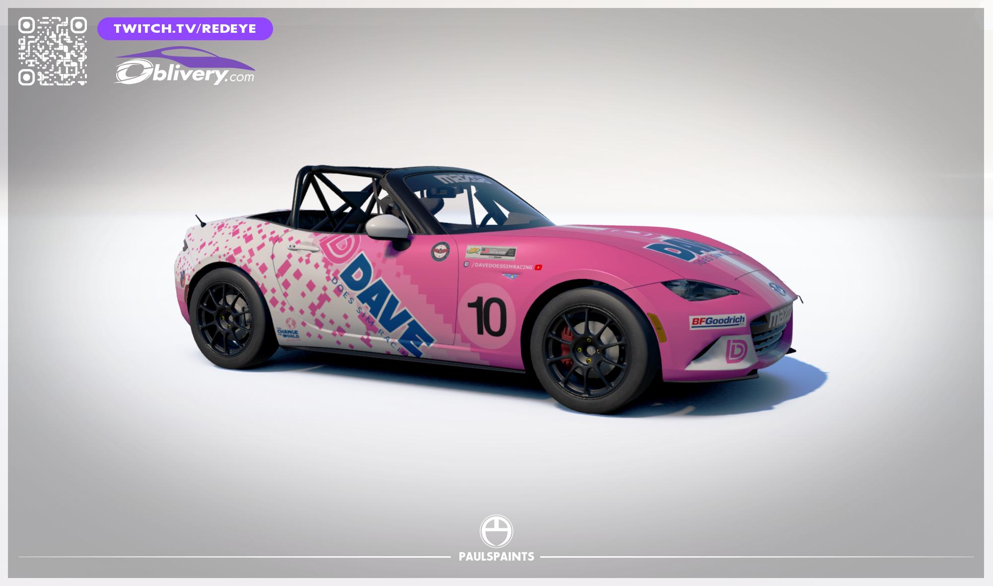 Preview of 2026 Dave Does SimRacing Mazda MX5 by Paul R Chaloner