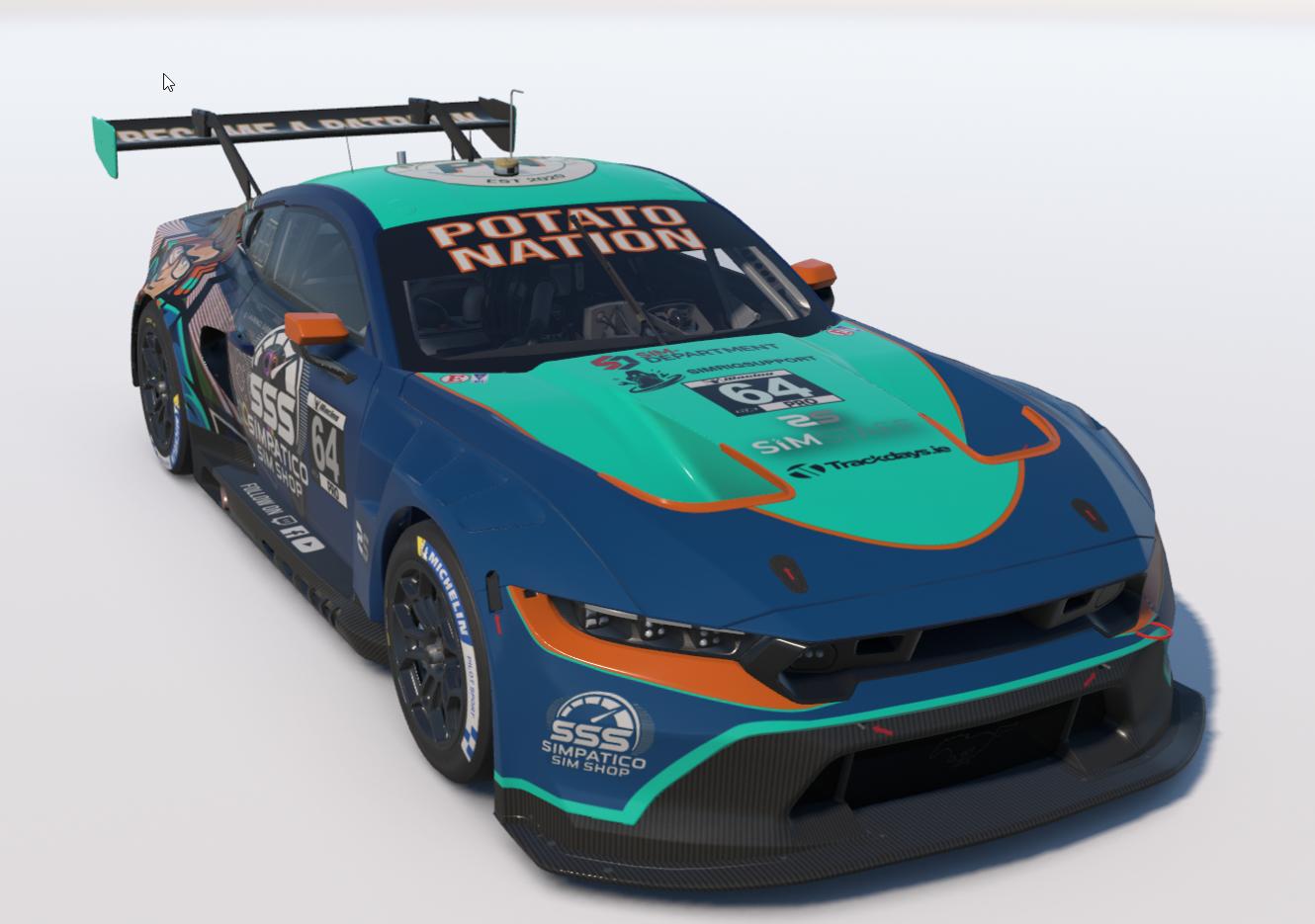 Preview of Laurence Dusoswa Mustang Gt3 by Justin Wellbelove
