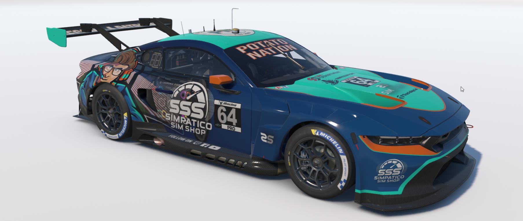 Preview of Laurence Dusoswa Mustang Gt3 by Justin Wellbelove