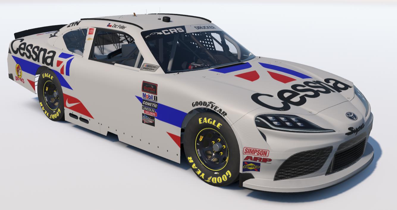 Preview of Z. Fuller Cessna White Toyota Supra CRS S14 by Jack Drucker