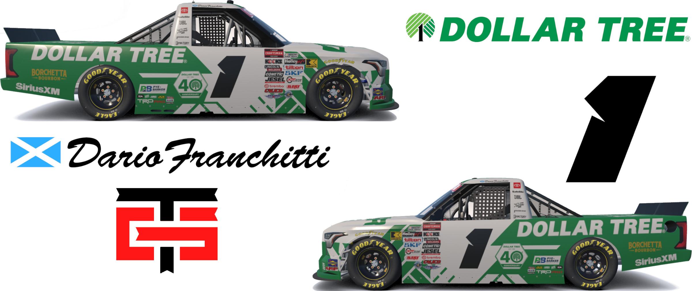 Preview of Dario Franchitti 2026 Dollar Tree by Benjamin W. Rogers