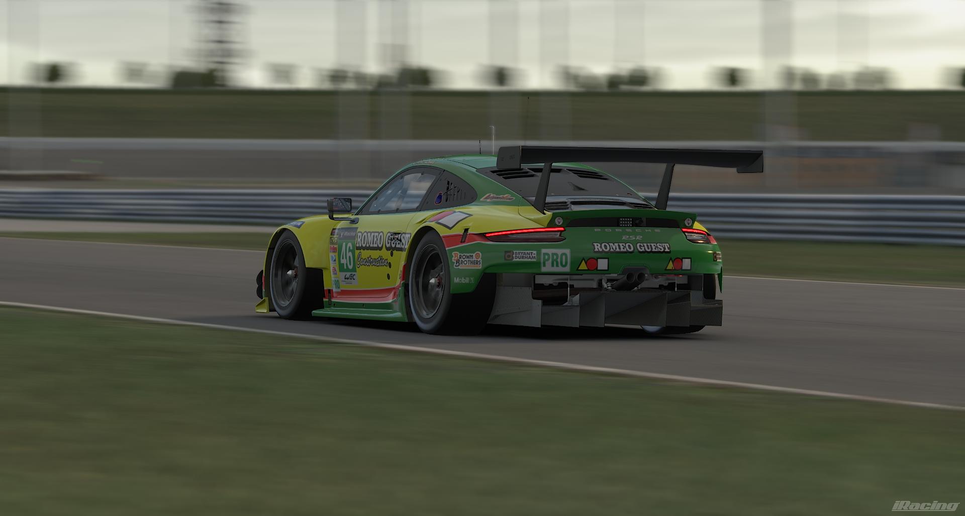 Preview of Carl Long Romeo Guest Porsche 911 RSR by Dustin William Owen Dawes