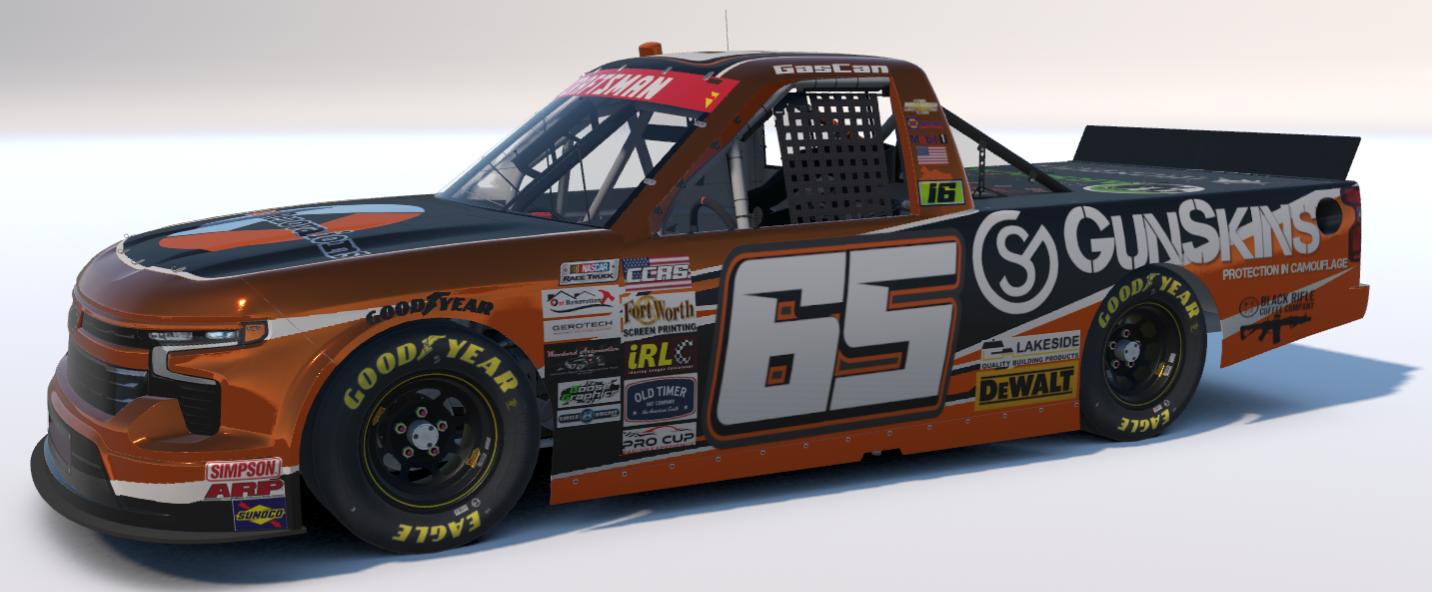 Preview of Jim Oot Reload #65 GUNSKINZ Chrome Silverado by Jon Gutekunst