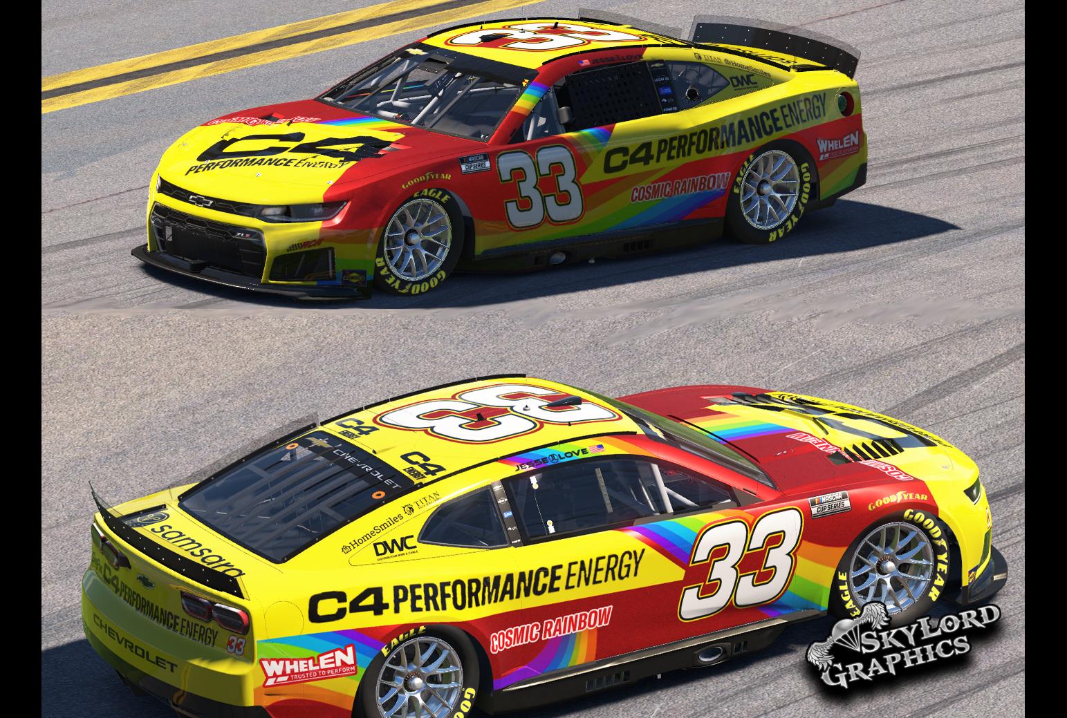 Preview of Jesse Love - C4 Energy Cosmic Rainbow - Concept by Stephen Black